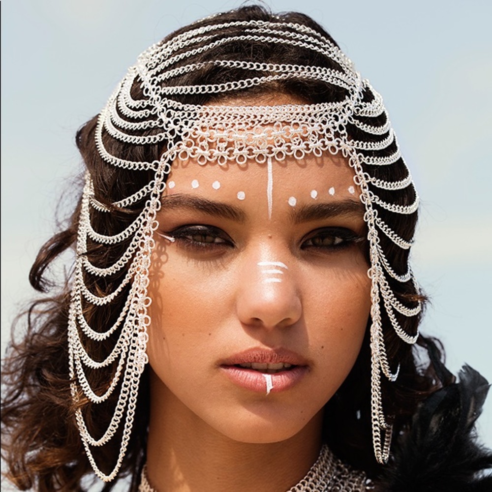 Grace Bijoux Furiosa Headpiece in Gold